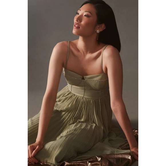 Anthropologie x Verb by Pallavi Singhee Embellished Bustier Corset Dress - Picture 4 of 6